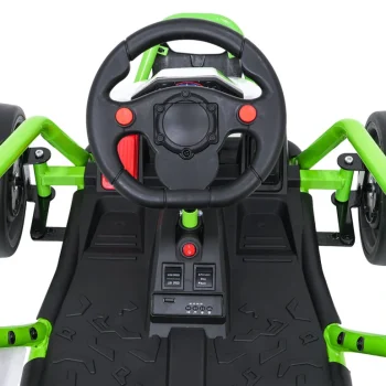 Tornado Go Kart Na Akumulator S Driftom, Zeleni Auto Na Akumulator 13