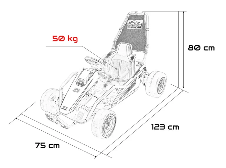Tornado Go Kart Na Akumulator S Driftom, Zeleni Auto Na Akumulator 2