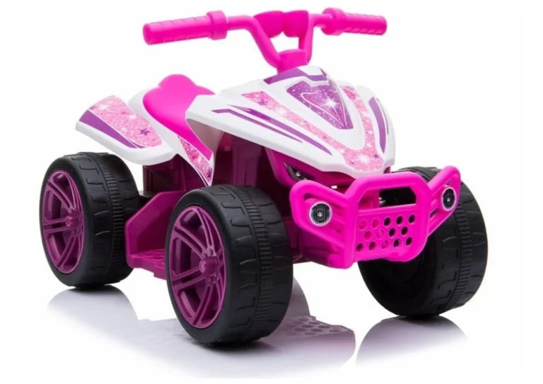 Tr1805 Električni Quad Na Akumulator, Bijelo Ružičasti 1