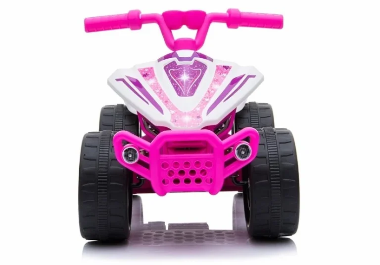 Tr1805 Električni Quad Na Akumulator, Bijelo Ružičasti 2