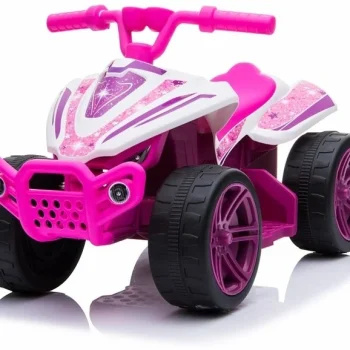 Tr1805 Električni Quad Na Akumulator, Bijelo Ružičasti 3