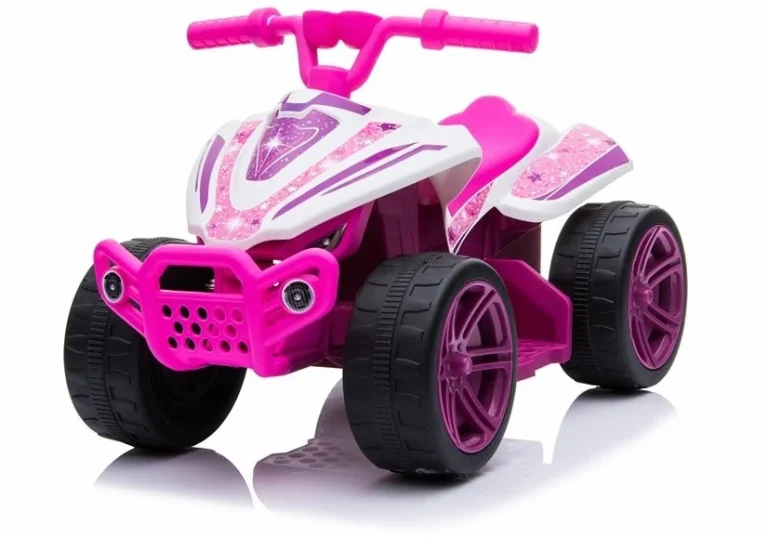 Tr1805 Električni Quad Na Akumulator, Bijelo Ružičasti 3