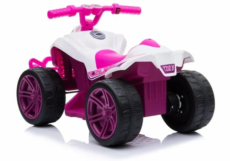 Tr1805 Električni Quad Na Akumulator, Bijelo Ružičasti 4