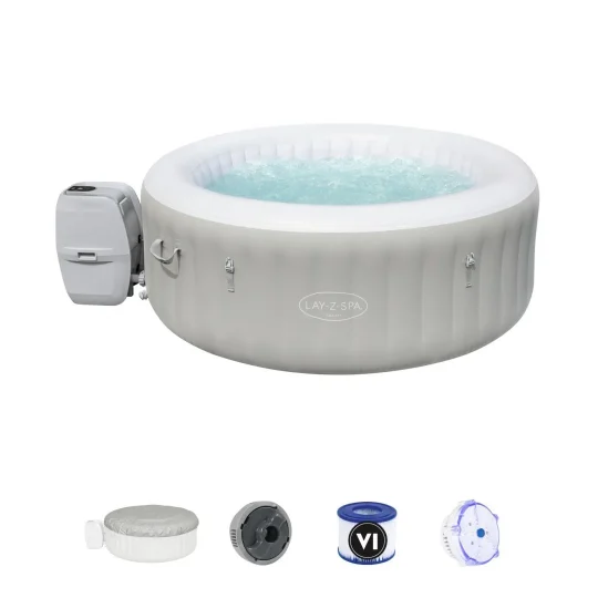 Tahiti Lay Z Spa Napuhavanje Spa Bestway Za 4 Osobe + Pumpa + Filter + Poklopac 1