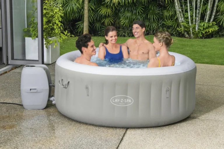Tahiti Lay Z Spa Napuhavanje Spa Bestway Za 4 Osobe + Pumpa + Filter + Poklopac 7