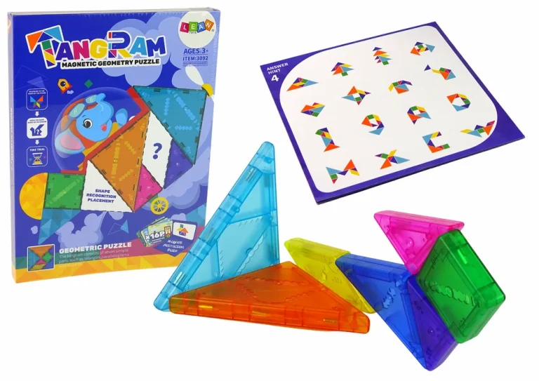 Tangram Slagalica 7 Magnetskih Blokova 1