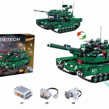 Tehničke Kocke Tenk R/c 2 U 1 1498 Dijelova 8+ 2