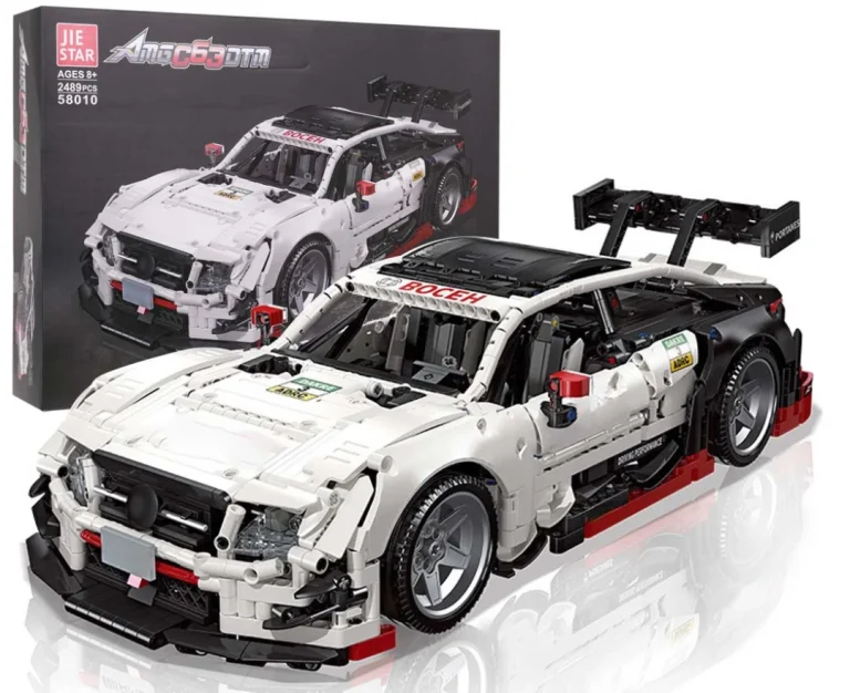 Tehnički Set Kockica: Sportski Automobil Bijeli, 2489 Dijelova 1