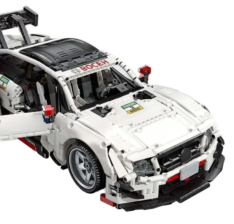 Tehnički Set Kockica: Sportski Automobil Bijeli, 2489 Dijelova 3