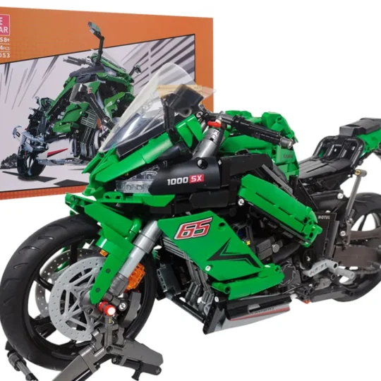 Tehnički Set Kockica: Sportski Motocikl Zeleni, 2304 Dijelova 1