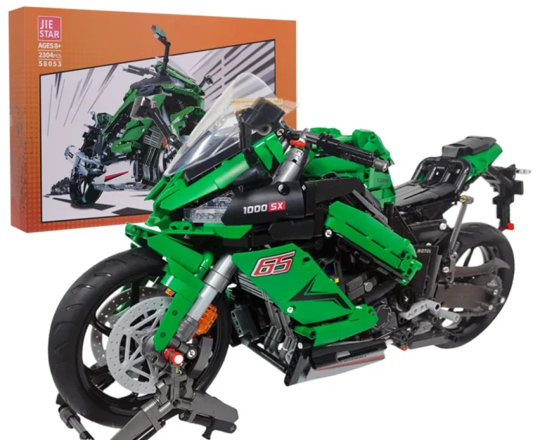 Tehnički Set Kockica: Sportski Motocikl Zeleni, 2304 Dijelova 1