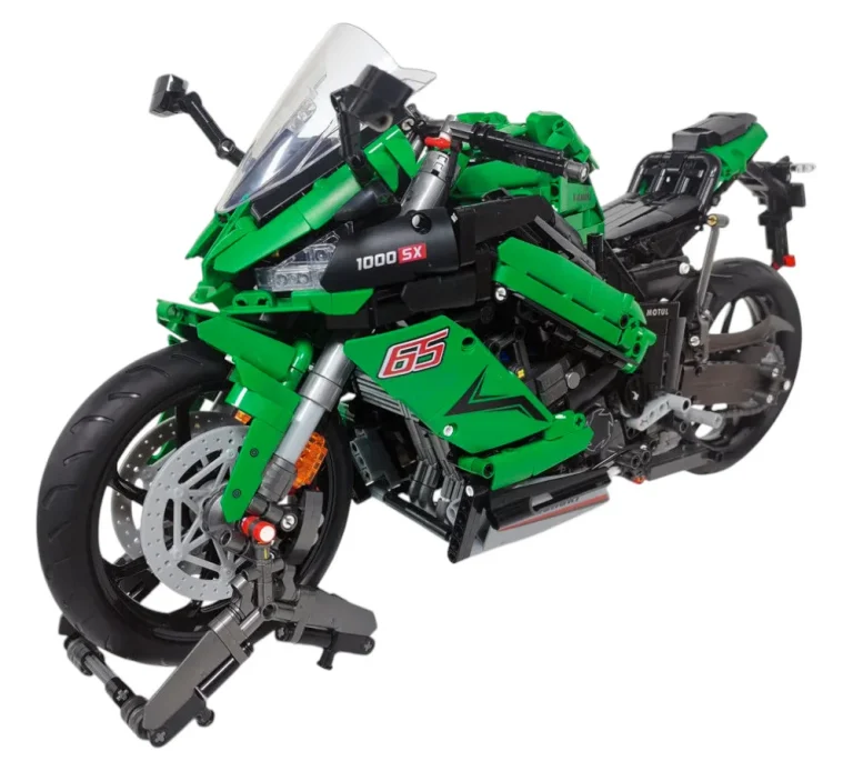 Tehnički Set Kockica: Sportski Motocikl Zeleni, 2304 Dijelova 2