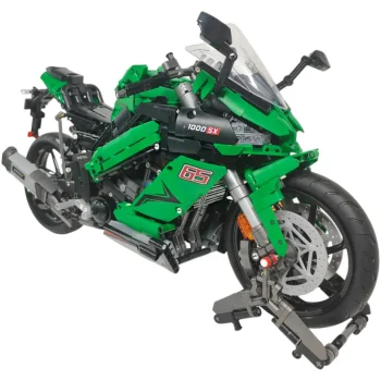 Tehnički Set Kockica: Sportski Motocikl Zeleni, 2304 Dijelova 3