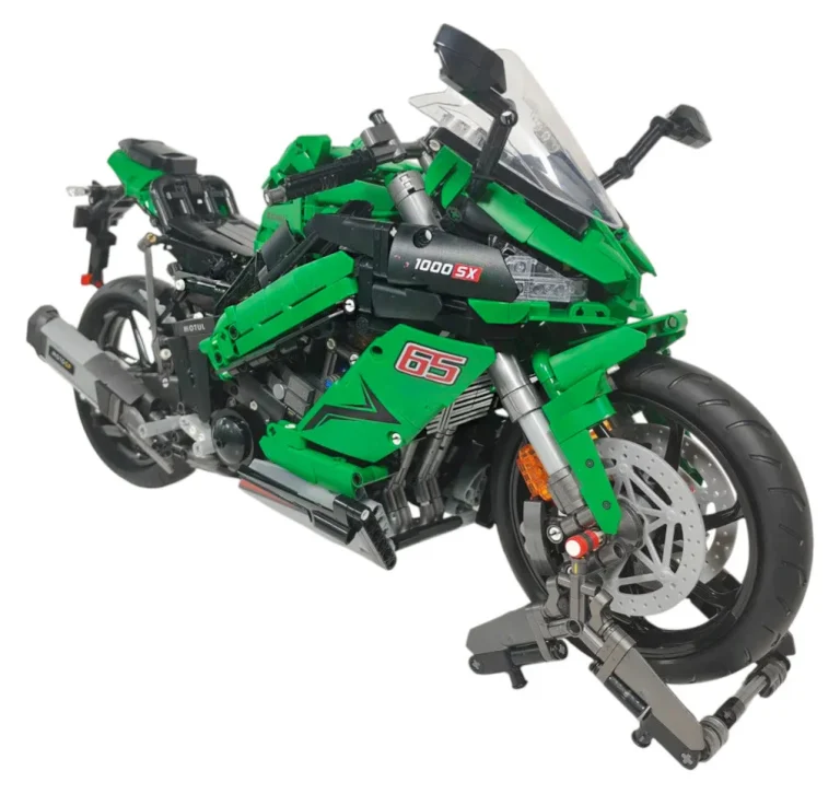 Tehnički Set Kockica: Sportski Motocikl Zeleni, 2304 Dijelova 3