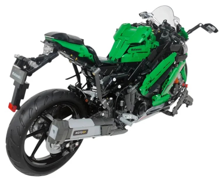 Tehnički Set Kockica: Sportski Motocikl Zeleni, 2304 Dijelova 4