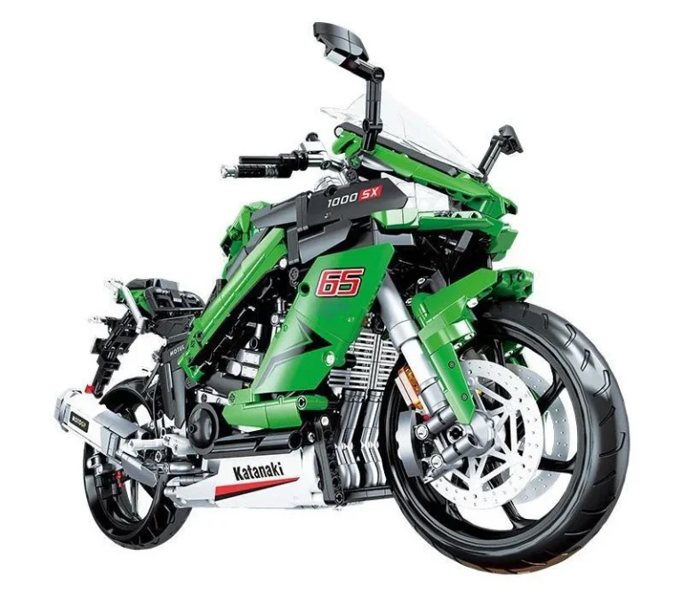 Tehnički Set Kockica: Sportski Motocikl Zeleni, 2304 Dijelova 5