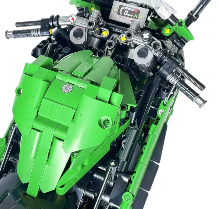 Tehnički Set Kockica: Sportski Motocikl Zeleni, 2304 Dijelova 6