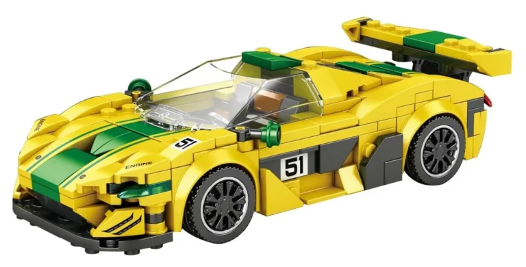 Tehnički Set Kockica žuti Sportski Automobil P1 Gtr, 368 Dijelova 2