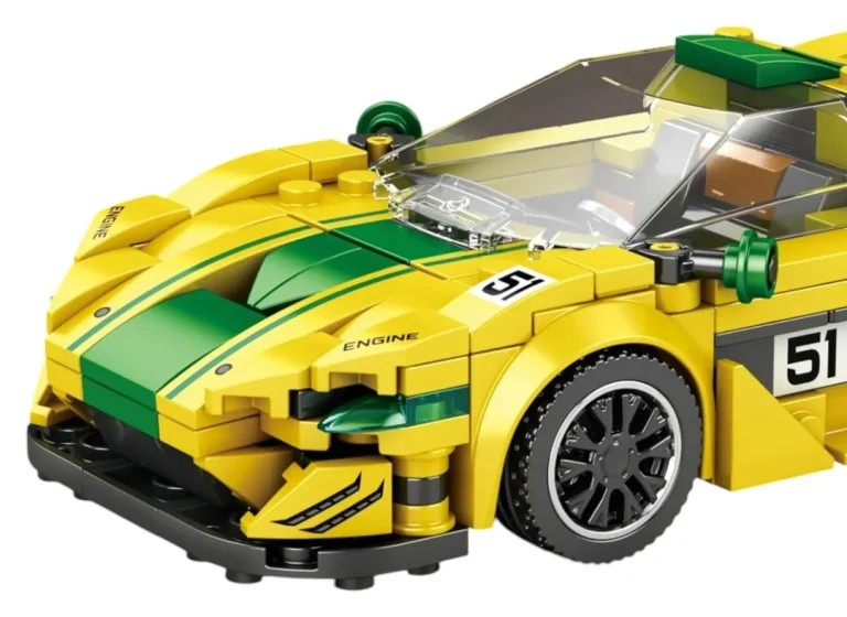 Tehnički Set Kockica žuti Sportski Automobil P1 Gtr, 368 Dijelova 5