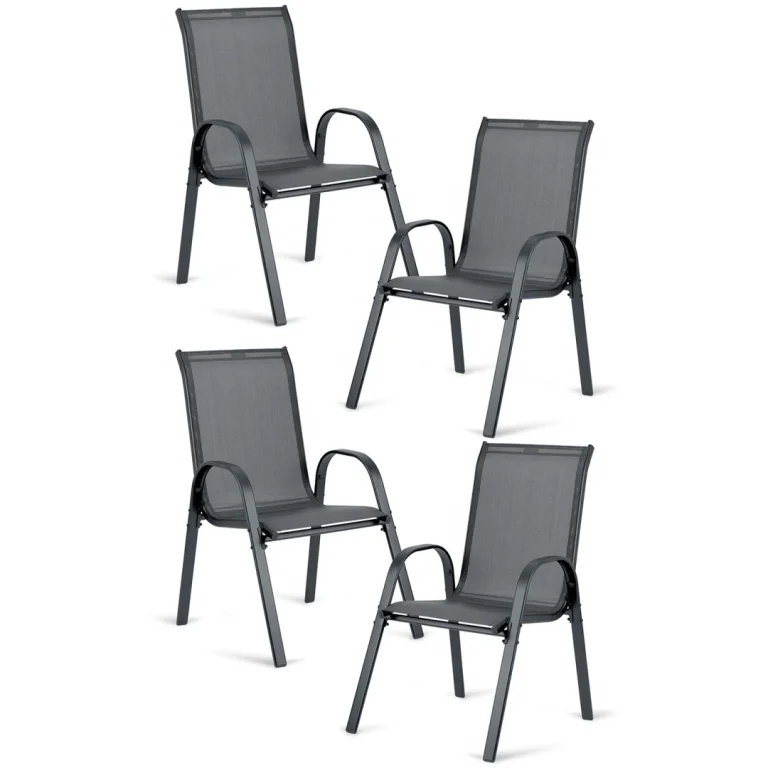Tekstilne Vrtne Stolice Sofotel So 980, Set Od 4 Komada, Siva, Var. 298001 4 2
