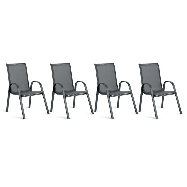 Tekstilne Vrtne Stolice Sofotel So 980, Set Od 4 Komada, Siva, Var. 298001 4 7