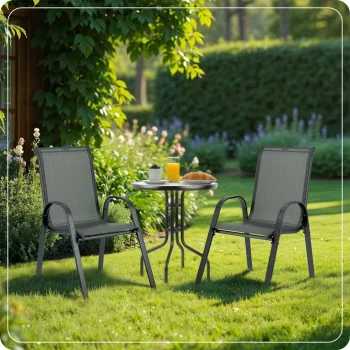 Tekstilne Vrtne Stolice Sofotel So 980, Set Od 4 Komada, Siva, Var. 298001 4 8