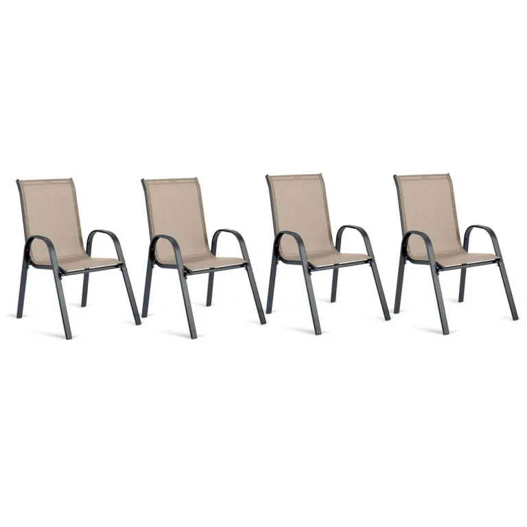 Tekstilne Vrtne Stolice Sofotel So 980, Set Od 4 Komada, Siva, Var. 298002 4 3