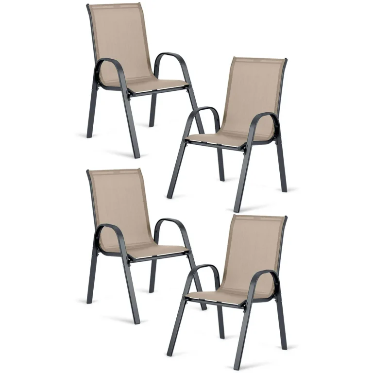 Tekstilne Vrtne Stolice Sofotel So 980, Set Od 4 Komada, Siva, Var. 298002 4 4