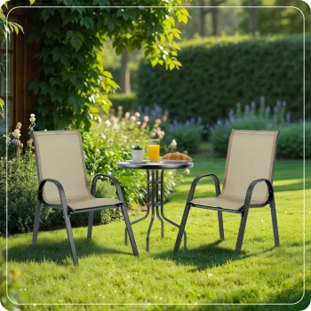 Tekstilne Vrtne Stolice Sofotel So 980, Set Od 4 Komada, Siva, Var. 298002 4 8