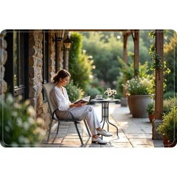 Tekstilne Vrtne Stolice Sofotel So 980, Set Od 4 Komada, Siva, Var. 298002 4 9