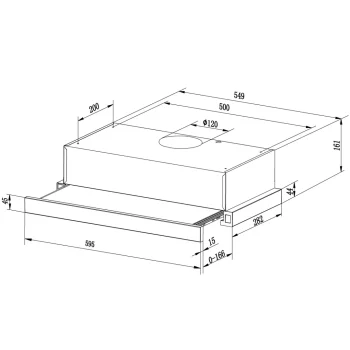 Teleskopska Kuhinjska Napa Berdsen Bt 229 Inox 4