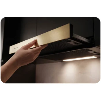 Teleskopska Kuhinjska Napa Za Ispod Ormarića 60 Cm Berdsen Be 60 Lw Crno Zlatna 7