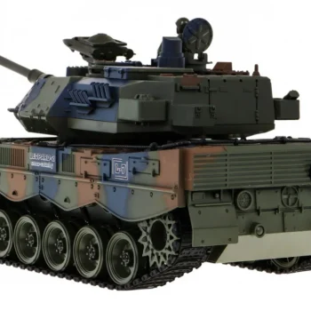 Tenk Leopard 2a6 Na Daljinsko Upravljanje Za Djecu 3+ Godine, Zeleni, Funkcija Dima 1:18 + 3