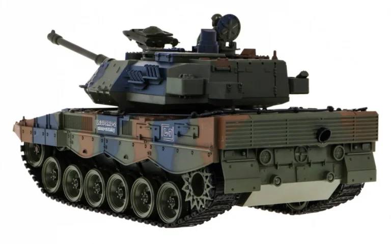 Tenk Leopard 2a6 Na Daljinsko Upravljanje Za Djecu 3+ Godine, Zeleni, Funkcija Dima 1:18 + 3