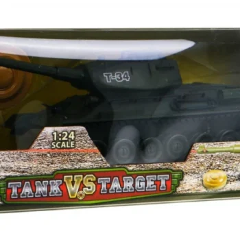 Tenk T 34 Na Daljinsko Upravljanje Za Djecu U Mjerilu 1:24 S Interaktivnim Efektima + Daljinski 10