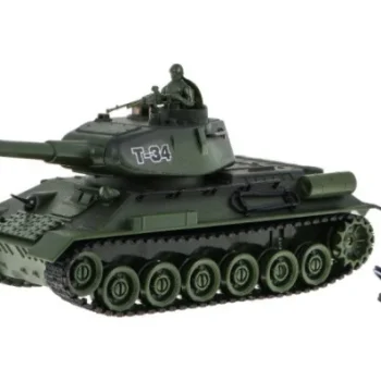 Tenk T 34 Na Daljinsko Upravljanje Za Djecu U Mjerilu 1:24 S Interaktivnim Efektima + Daljinski 8