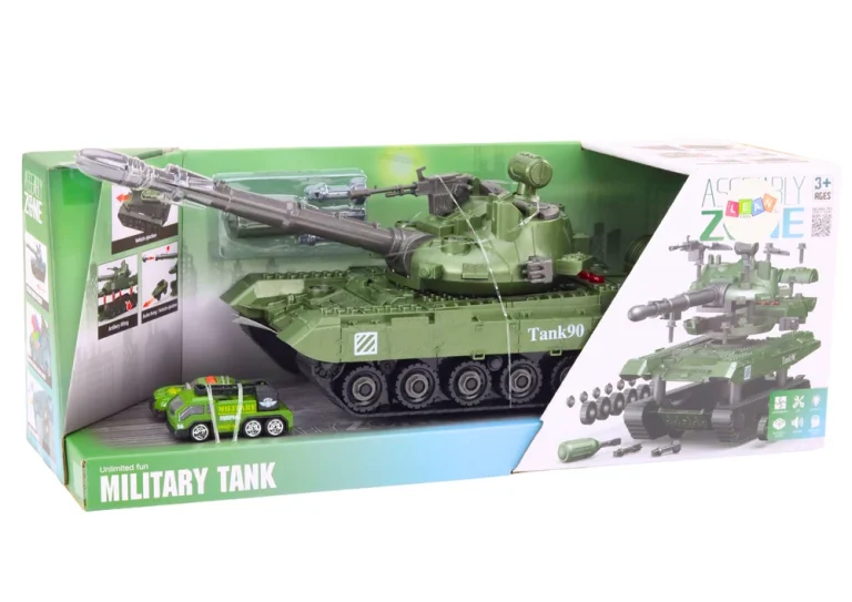Tenk Vojno Vozilo Diy Rastavljanje Zvukovi Komplet Ovjesa 5