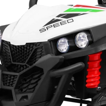 Terenski Grand Buggy Lift Za Djecu Bijeli + 4x4 Pogon + Daljinski Upravljač + Nosač Za, Bijela 11