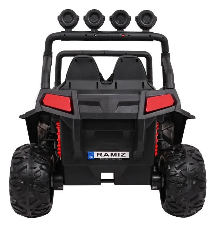 Terenski Grand Buggy Lift Za Djecu Bijeli + 4x4 Pogon + Daljinski Upravljač + Nosač Za, Bijela 6