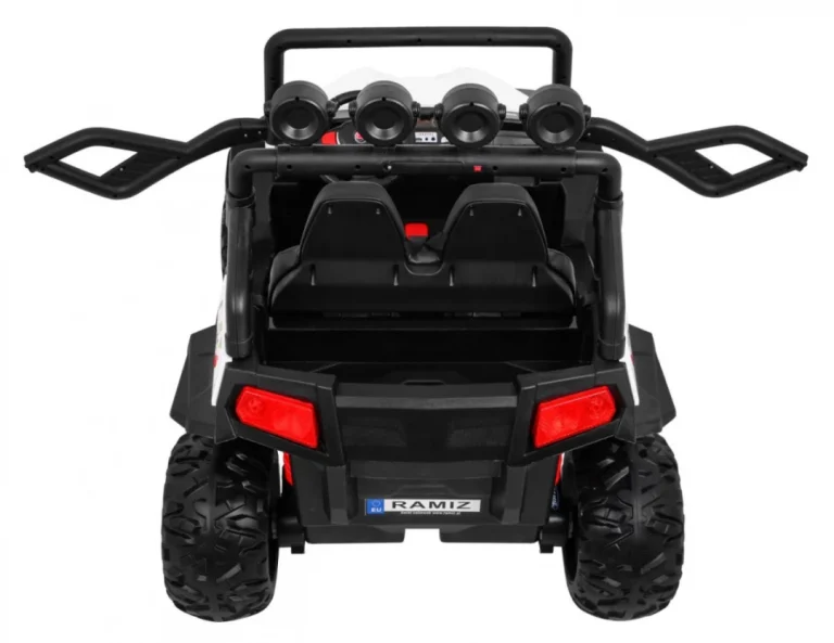 Terenski Grand Buggy Lift Za Djecu Bijeli + 4x4 Pogon + Daljinski Upravljač + Nosač Za, Bijela 7