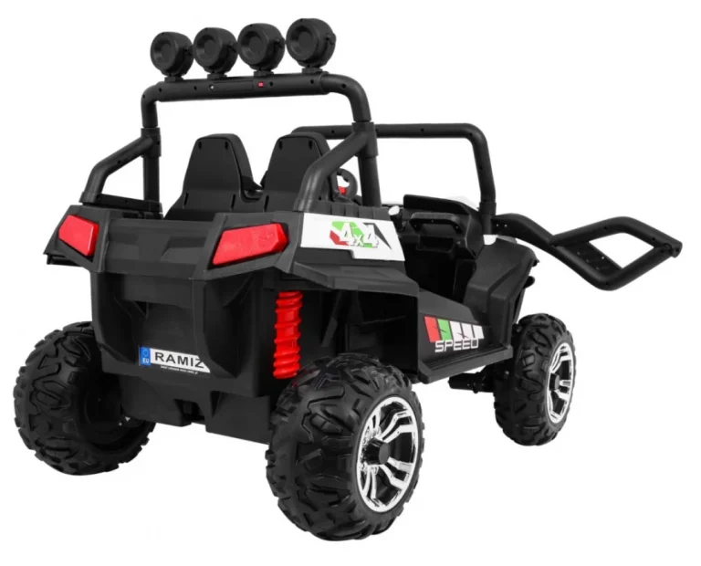 Terenski Grand Buggy Lift Za Djecu Bijeli + 4x4 Pogon + Daljinski Upravljač + Nosač Za, Bijela 9