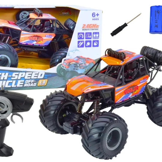 Terenski Rc Auto 1:8 S Amortizerima, Narančasti 1