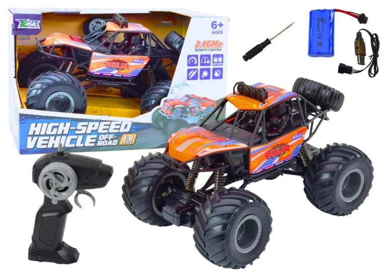 Terenski Rc Auto 1:8 S Amortizerima, Narančasti 1