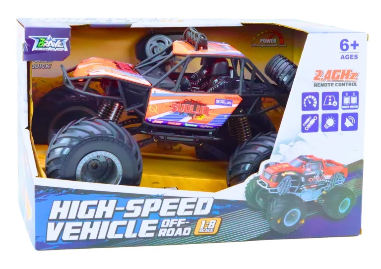 Terenski Rc Auto 1:8 S Amortizerima, Narančasti 5