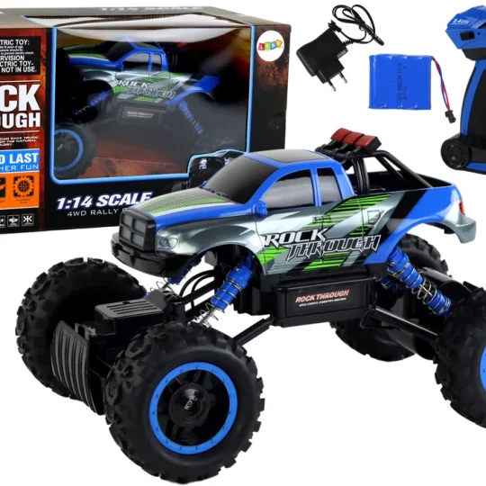 Terenski Rc Automobil 1:14 2,4 Ghz Plavi 1