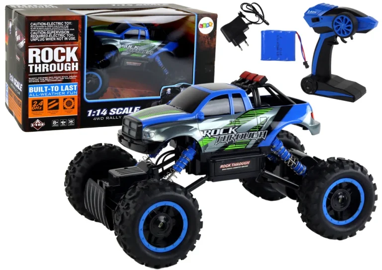 Terenski Rc Automobil 1:14 2,4 Ghz Plavi 1