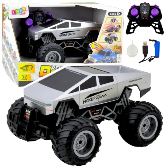 Terenski Rc Automobil Na Daljinsko Upravljanje, Srebrni 1:16 1
