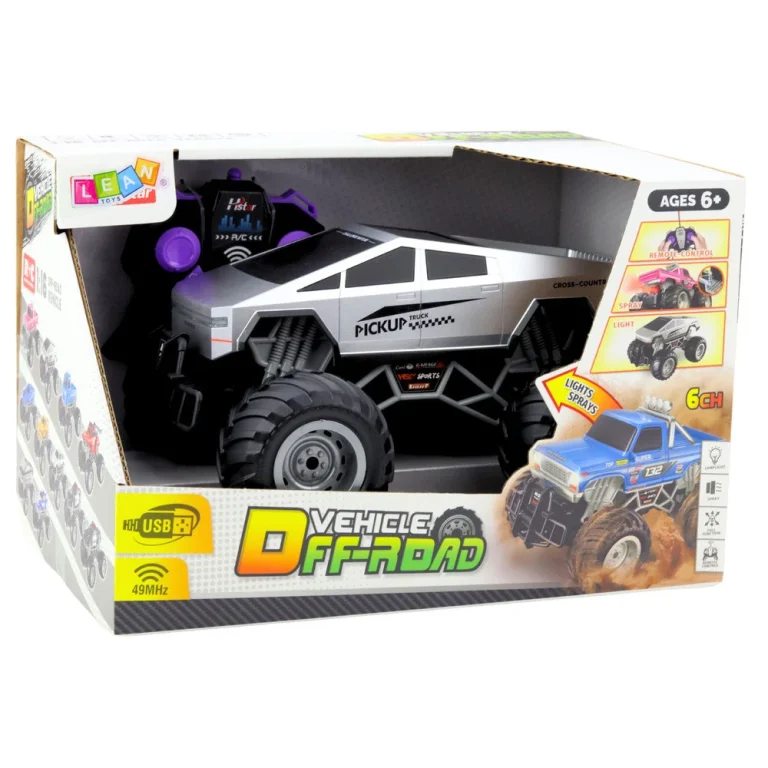 Terenski Rc Automobil Na Daljinsko Upravljanje, Srebrni 1:16 5