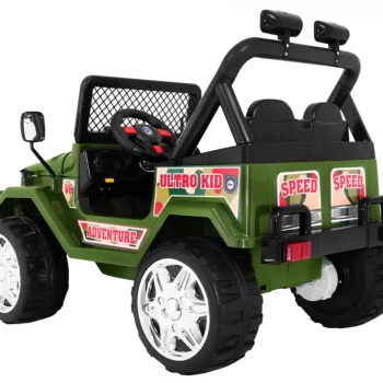 Terenski Raptor Drifter Na Baterije Za Djecu, Zeleni + Daljinski Upravljač, Zelena 4