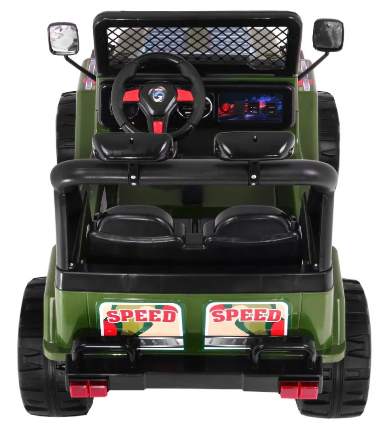 Terenski Raptor Drifter Na Baterije Za Djecu, Zeleni + Daljinski Upravljač, Zelena 5